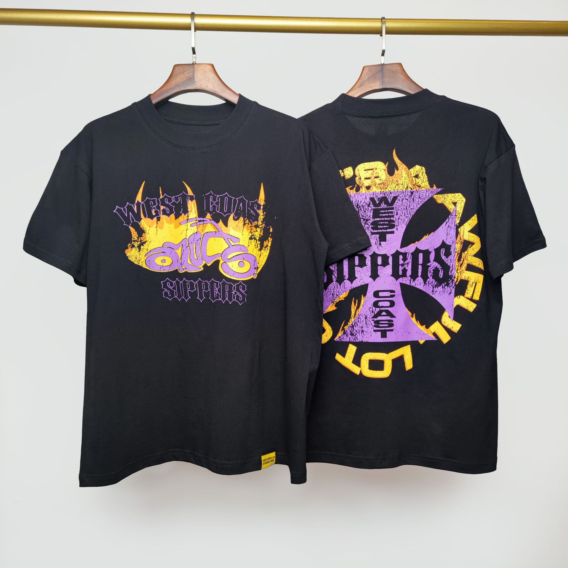 High-Quality 100% Cotton Crewneck T-Shirt, Breathable Short Sleeve, European American Streetwear Graphic Print, Summer Essential