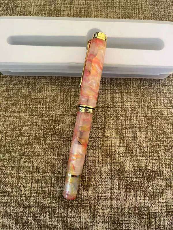 New Admok M800 Acrylic Fountain Schmidt Soft No.6/35# F/M/B 0.5/0.7MM Bock Bent Nib Inking Students Writing Gift Pen 26Y0302