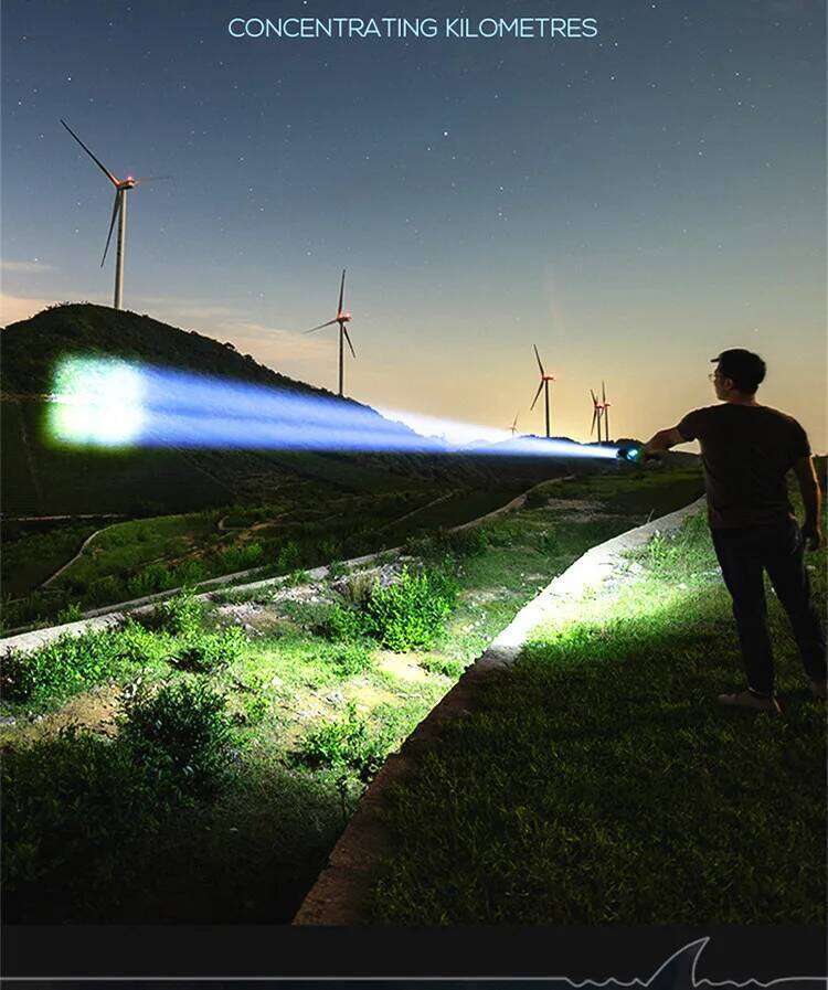 Pocketman XHP50 LED 18650 Rechargeable Flashlights Waterproof Zoomable Torch for Camping Hiking Fishing Adventure Z260301