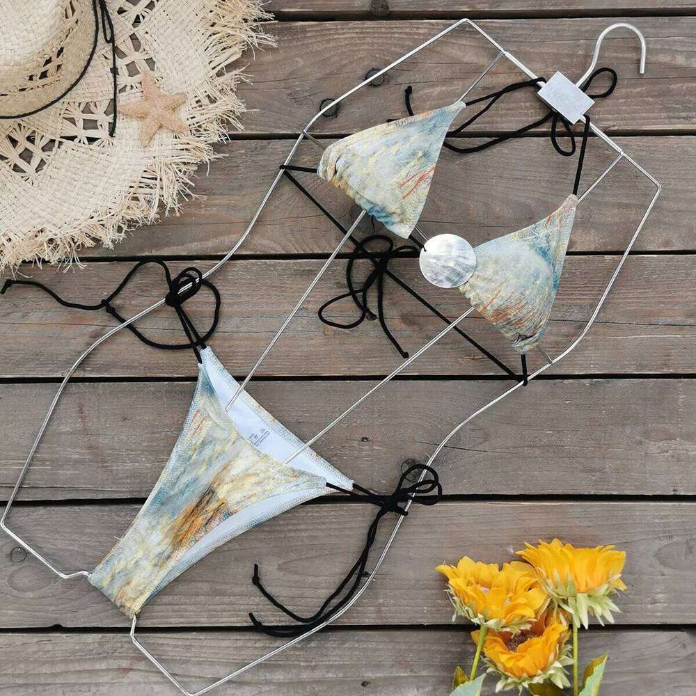 Sexy Bikinis Women Swimsuit Female Botton Swimwear Bandeau Biquini Thong Bathing Suit High Cut Bodysuit Beachwear Swimming Suits Z260301