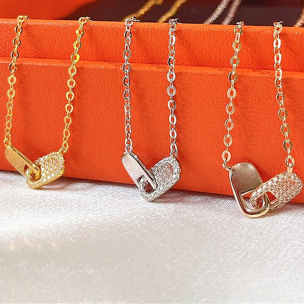 diamond necklace designer necklace for woman pendant classic mother personality fashion lucky stainless steel plated women jewelry