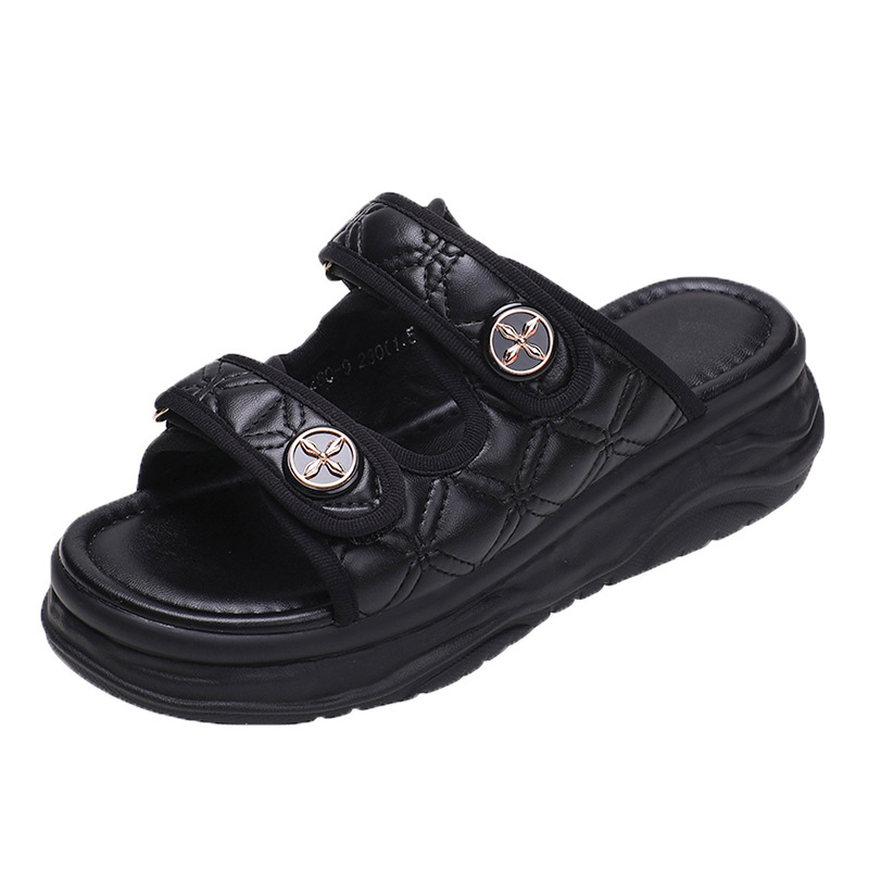 2026 new Free shipping flat sandals for womens designer sandals black white Summer beach slippers size 35-40