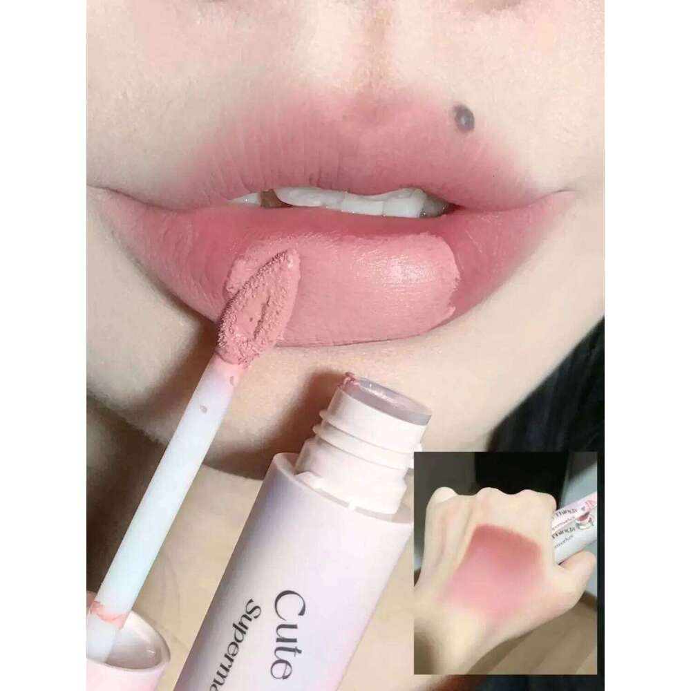 FLORTTE Meria Lipstick Cream Daily Base Mud Glaze Floria Matte Concealer Cover Lip Color Natural H260302