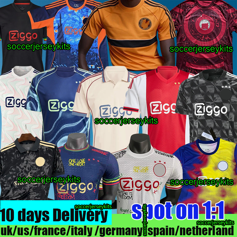 Ajax Soccer Jersey 25 26 football jerseys shirt kit Amsterdam ajaax jersey 25 26 maillot Ajaox Kids kit Ston e aajax bob marley jersey Island uniforms special