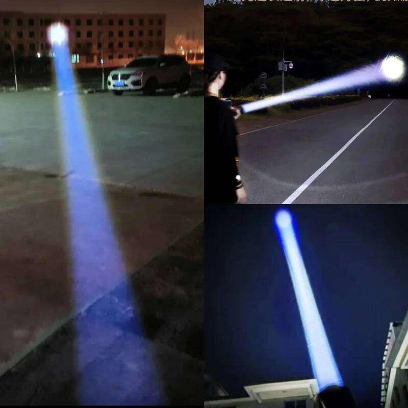 Super Powerful LED Flashlight 2000000LM High Power Torch Strong 800W Led Flash Light Rechargeable Hunting Tactical Lantren Z260301