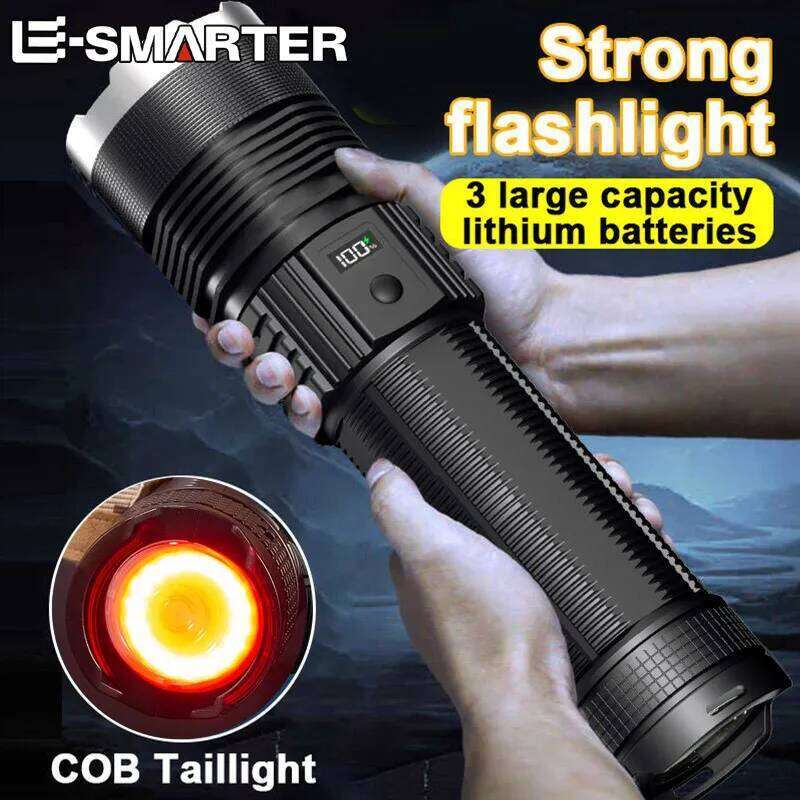 High Power Upgrade Laser LED Flashlight USB Charging Zoom Aluminum Alloy Leadership Torch Best Camping Outdoor Z260301