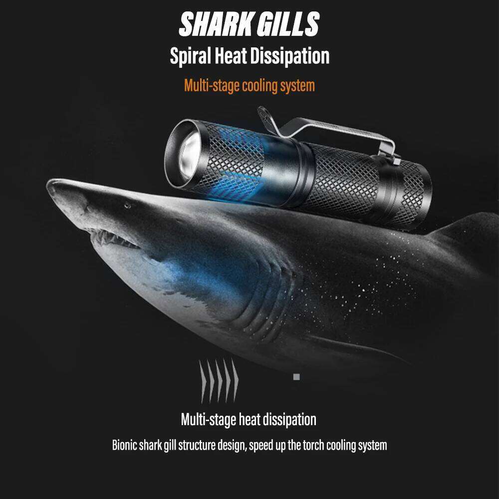 Super Bright LED Mini Flashlight Rechargeable Torch Portable Work Outdoor Camping Light with High Brightness XPE Wick Z260301