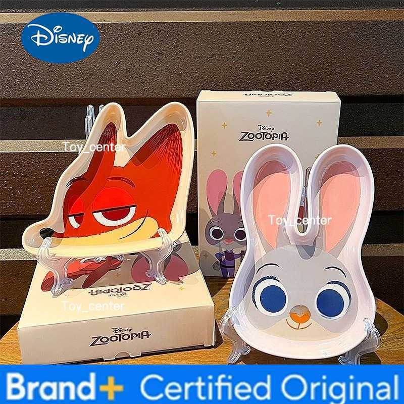 Disney New Zootopia Kawaii Cartoon Ceramic Tableware Judy Cute Fruit Plate Nick Home Couple Birthday Surprise Gift Animal Shape H260302