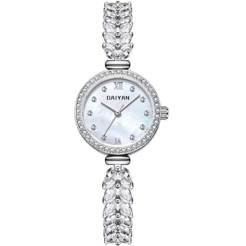 Fashionable niche women's watches - "Starry Ocean" mermaid bracelet - women's watches with niche designs featuring full diamonds - elegant wristwatches J260302