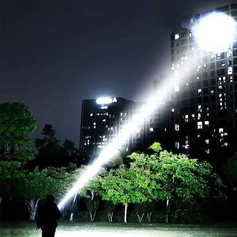 Most Powerful 100W Led Type-c Rechargeable Torch Built-in 5000 Battery Zoom Spotlight Flashlight Super Bright Lantren Z260301