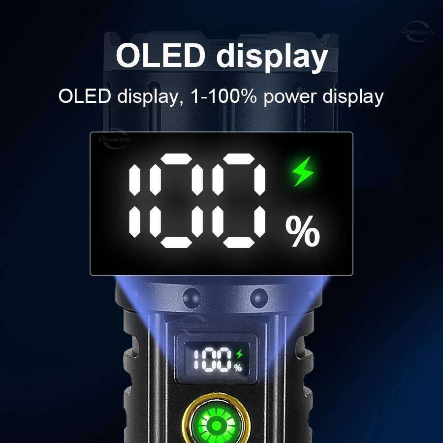 870000000LM Most Powerful LED Flashlights Dual Source Rechargeable Torch Yellow And White Light For Hunting Camping Z260301