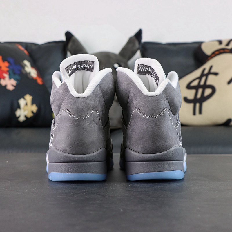 Wolf Basketball Shoes Grey LJR Grade Baskeball With Box 2026 5s Flint Full-Length Air Midsole Outsole Carbon Fiber Plate S2 HUPU Sneakers Z260601