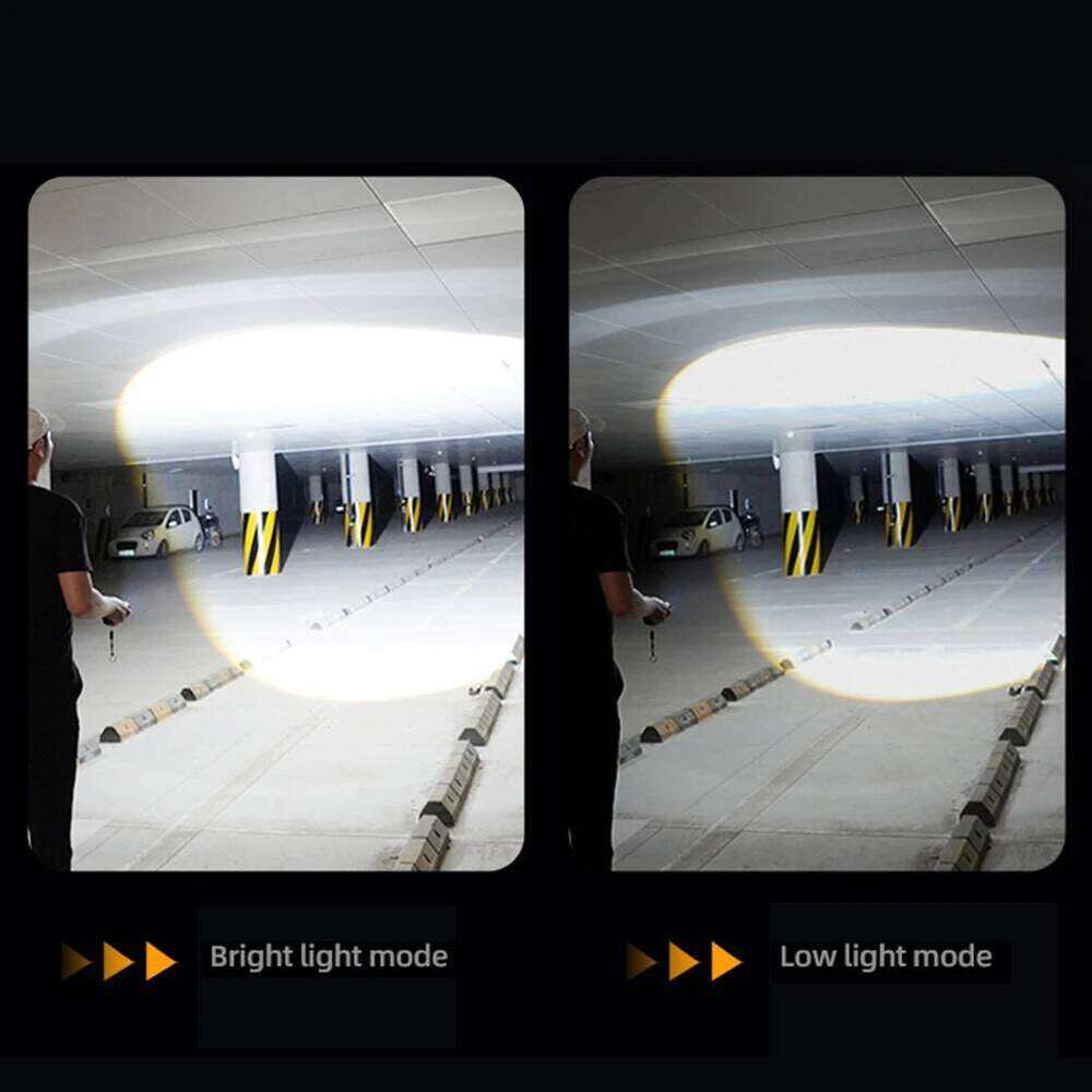 10W White Laser USB Charging Telescopic Focus Torch Display High Power Flashlight Waterproof for Camping Hiking Z260301