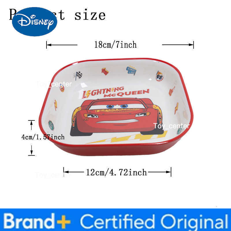 Disney 1pc cartoon Melamine square plateFamily dinner birthday party tableware beautiful and durable melamine square plate H260302