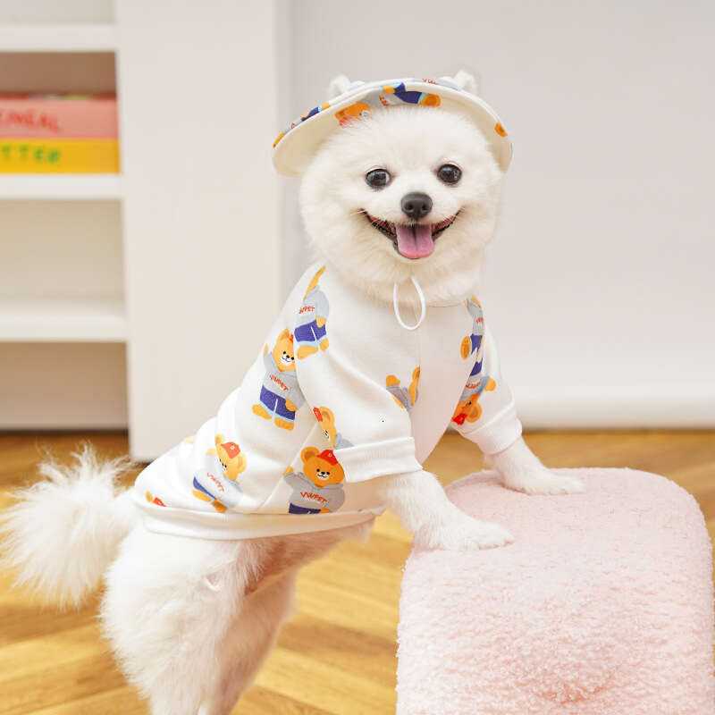 Famous brand Large Golden Retriever Pet Autumn Winter Corgi Bear Teddy Cat Clothes Dog Supplies Bichon Thin Fleece Sweatshirt pupakaIK