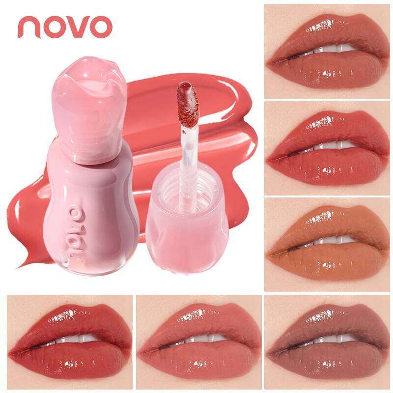 Waterproof Water Lip Gloss - Moisturizing & Hydrating Shine, Lasting Nourishing Liquid Lipstick With Seed Oils, Smooth Texture H260302