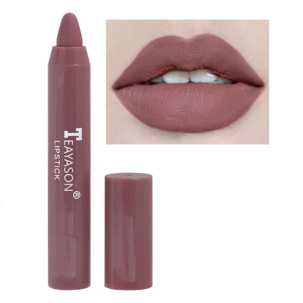 12 Colors Velvet Matte Lipsticks Pencil Waterproof Long Lasting Sexy Red Stick Non-Stick Cup Makeup Lip Tint Pen Cosmetic H260302