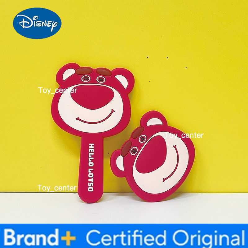 Disney Cute Cartoon Lotso Sweet Personality Creative Simple Fashion New Desktop Handheld Compact Portable Anti-fall Cosmetic Mirror H260302
