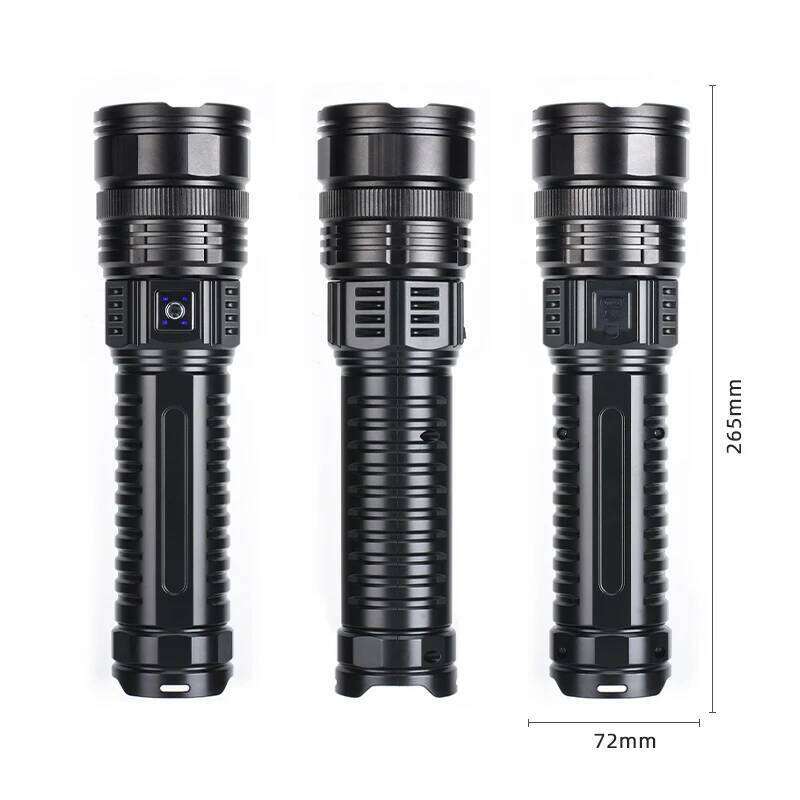 COBA Flashlight Built-in Battery Flash Light Emergency Spotlights 4km 10000LM Most Powerful Led Flashlights Tactical 15000mah Z260301