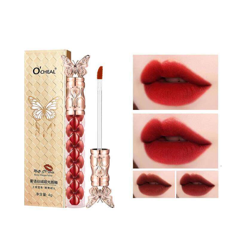 Ocheal 4 Colors oil cosmetic liquid lipstick long lasting Hydrating moisturising waterproof lip gloss H260302