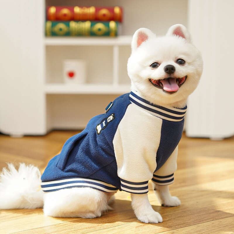Famous brand Baseball Clothes Sweater Pet Dog Autumn Winter Fleece Jacket Teddy Corgi French Bulldog Cat Supplies pupakaIK