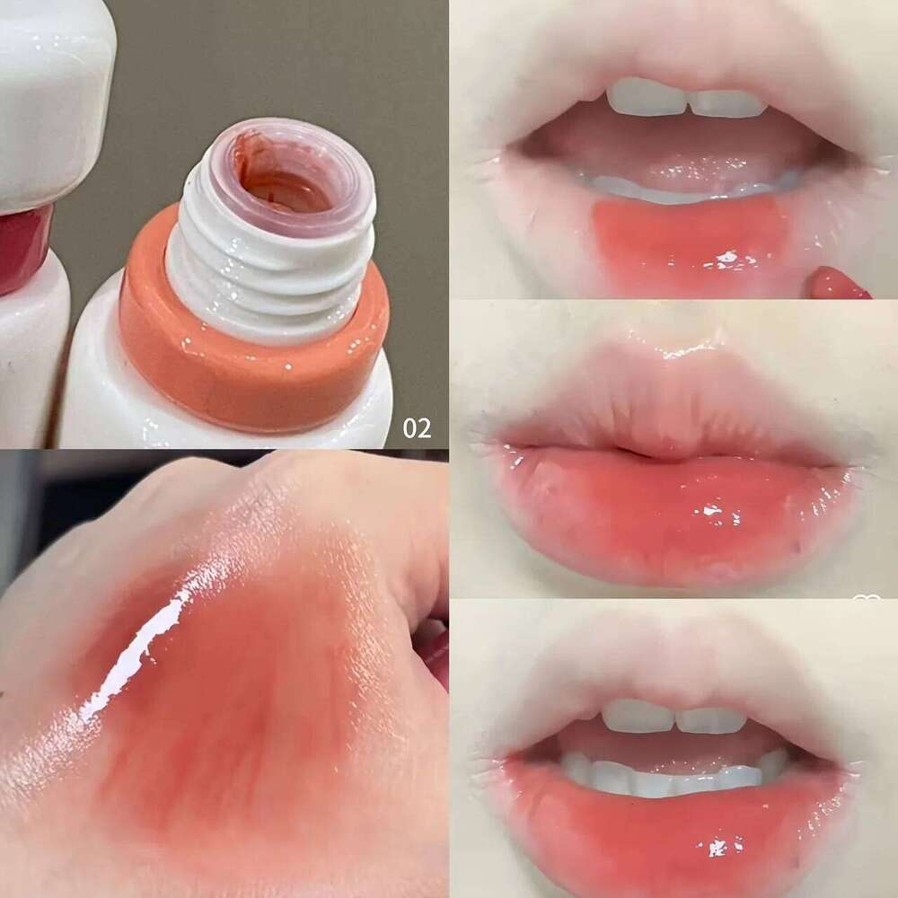 Herorange~ Elegant Tender Color Glaze, Moisturizing Mirror Water-Glossy Plump Lips, Autumn and Winter Color-Lasting Lip Gloss H260302