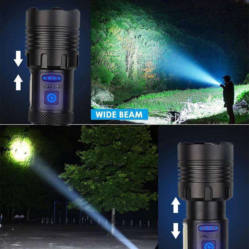 Super Powerful Led Flashlights High Power Rechargeable Torch Light Built-in Battery For Fishing Hunting Camping Lantern Z260301