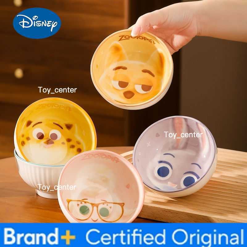Disney Zootopia merchandise Judy Hopps anime cartoon cute underglaze tableware creative Kawaii home rice dessert bowl gift H260302