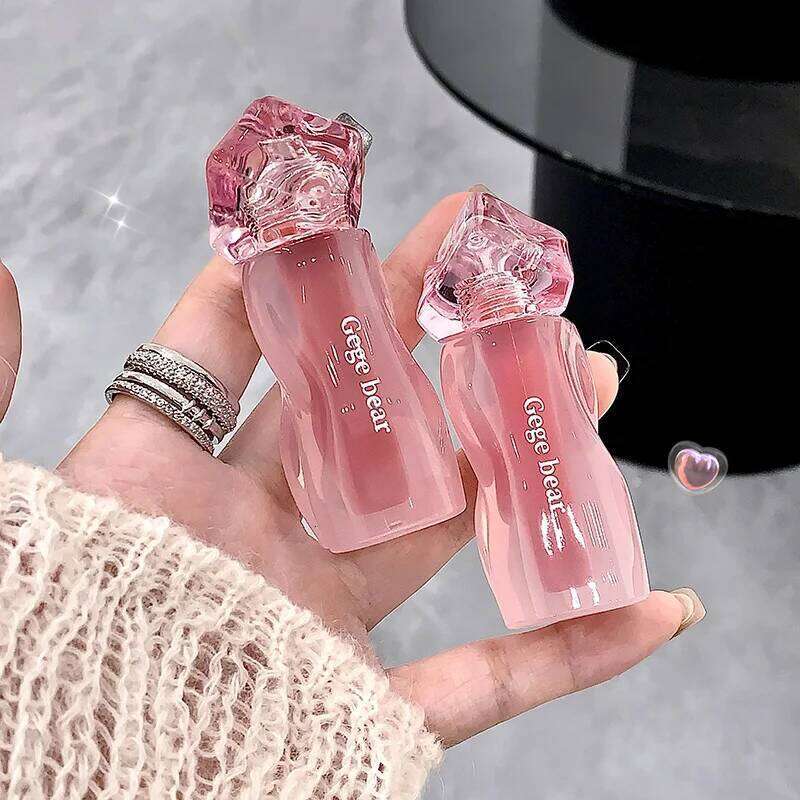 Gege bear Powder Cream Matte Glaze Mouth Red Lip Mud Non-fading Non-stick Cup Feminine lipstick H260302