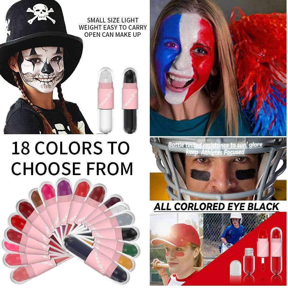 Halloween Gloss Set, 3-Piece Non-Stick Shiny Lipstick, Glittery Purple and Black Lip Colors, Long-Lasting, Non-Transfer H260302