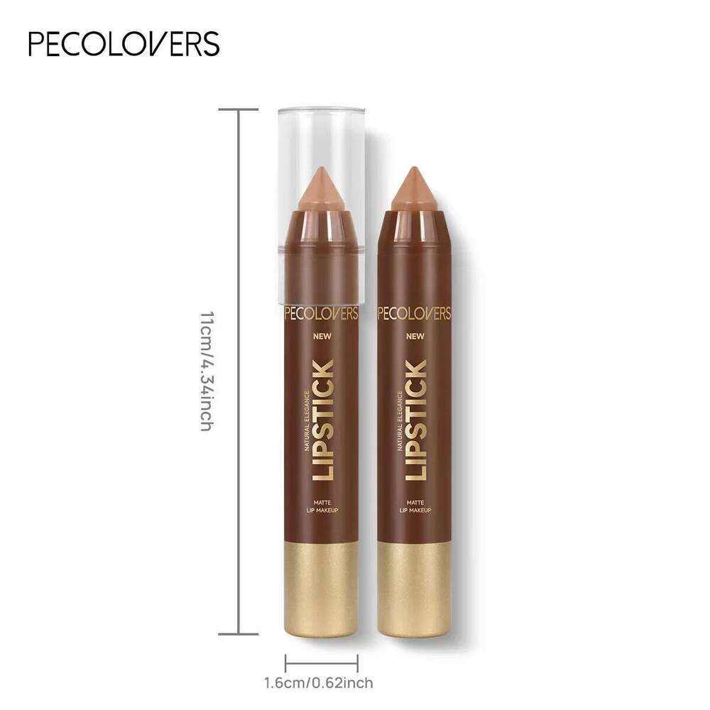 1PC Smooth Lipstick, Long Lasting, Waterproof, Color Rendering, Daily Use, Easy-Apply, Lip Makeup H260302
