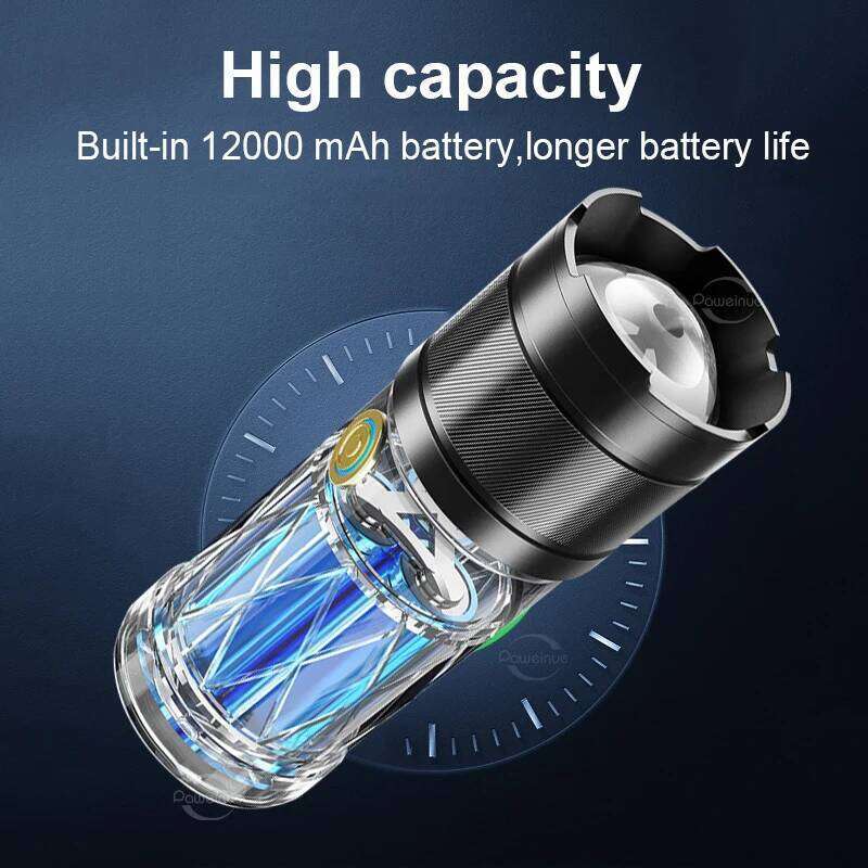 Super Powerful white laser LED Flashlight Built-in 3*18650 Torch Zoom 1500m Tactical Lantern with COB Camping Waterproof Lamp Z260301