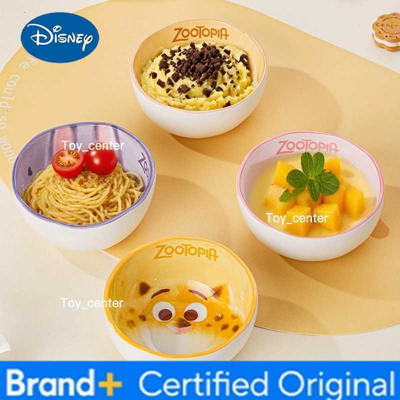 Disney 45-Inch Ceramic Bowl Set Cute Animal Salad Noodle Bowl Heat Resistant Rice Grain Bowl Kitchen Utensils Microwave Safe H260302