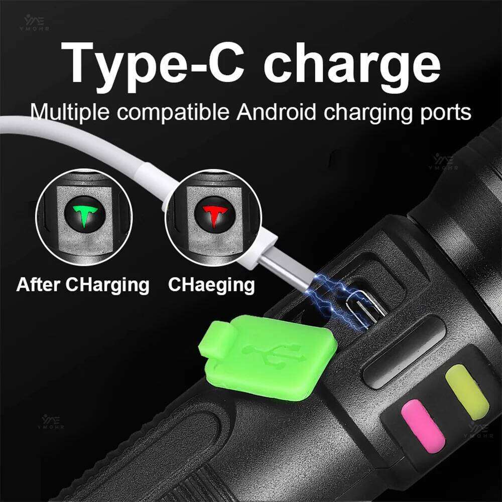 White Laser Flashlights Rechargeable LED Fluorescent Strip High Power Torch Tactical Flashlight Camping Hiking Light Z260301