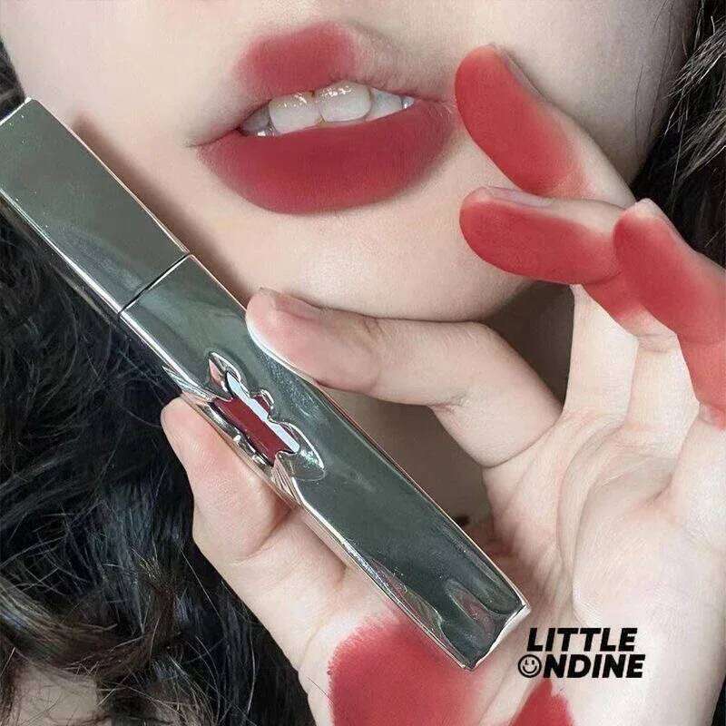 Little Ondine Heart Korean Lipstick Matte Velvet Glaze Gloss Waterproof Long Lasting Lip Mud Moisturizer Makeup H260302