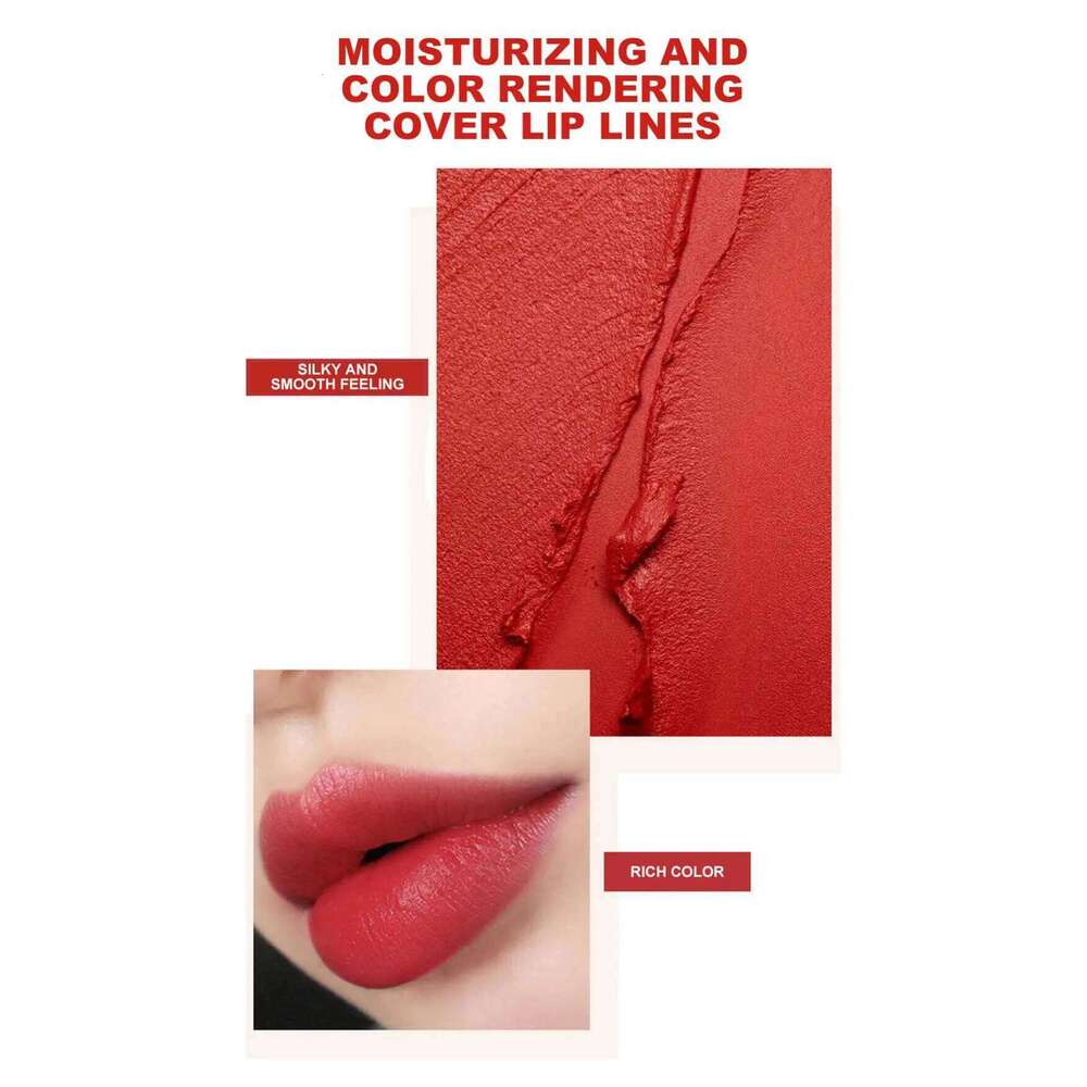 1/3/5pcs Velvet Matte Vegan Lipstick Moisturising Non-stick Waterproof Long-lasting Compact Portable All-round Show Your Beauty H260302