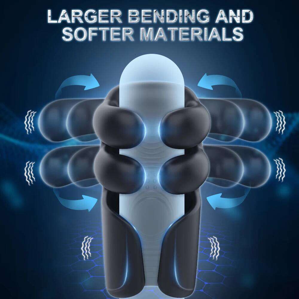Male Masturbator Training Glans Vibrator Pinching Trainer Massager Tapping Stroker Penis Stimulator for Men Sex Toys C260302