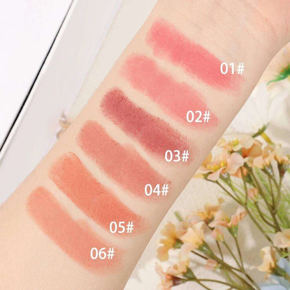 1PC Sexy Matte Lipstick Waterproof Lasting Color Rendering Non-stick Cup Velvet Glaze Natural Not Fading Beauty Lip Cosmetic H260302