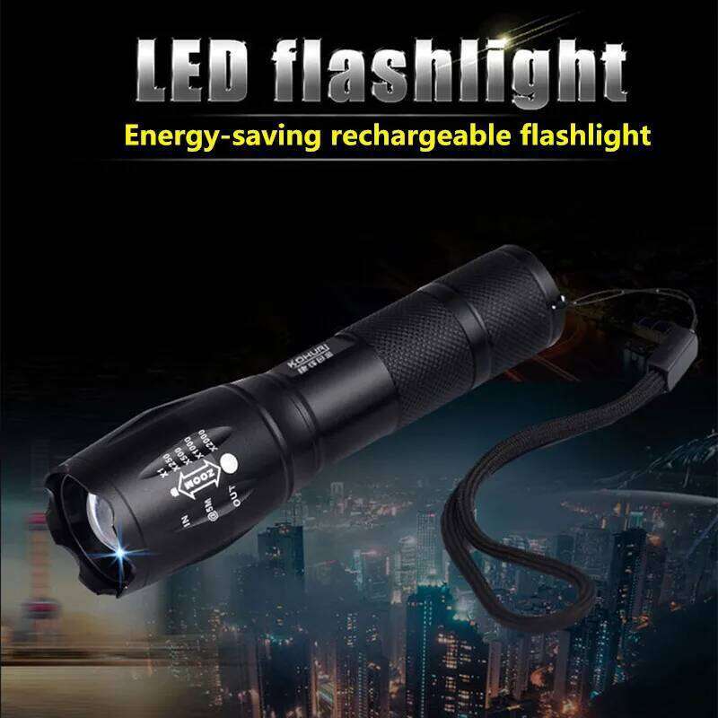 Led flashlight Ultra Bright torch T6 Camping light 5 switch Modes 4000 LM Zoomable Bicycle Light use 18650 battery Z260301
