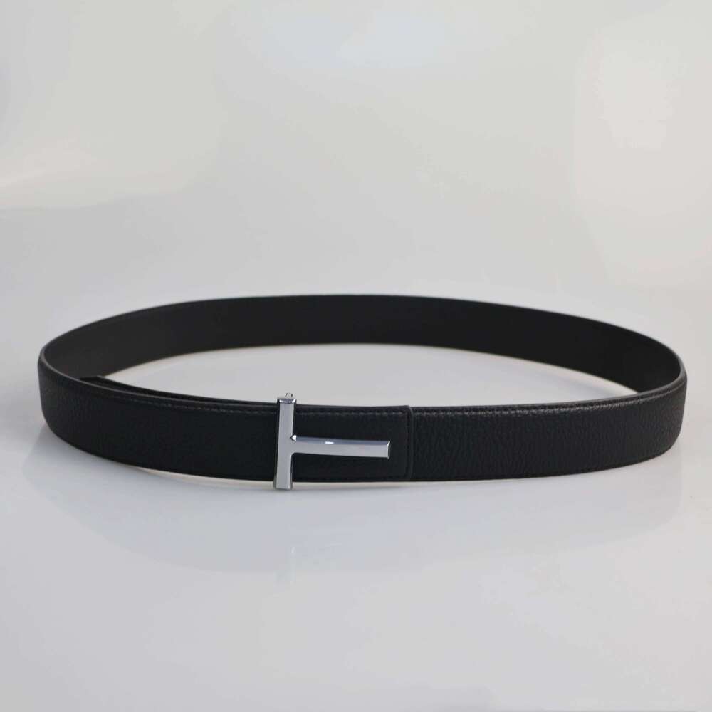 High Quality Designer Belts Men Fashion T Letter Luxury Famous Genuine Leather Belt Jeans Formal Cowskin Black Waist Strap 3.8cm S260228
