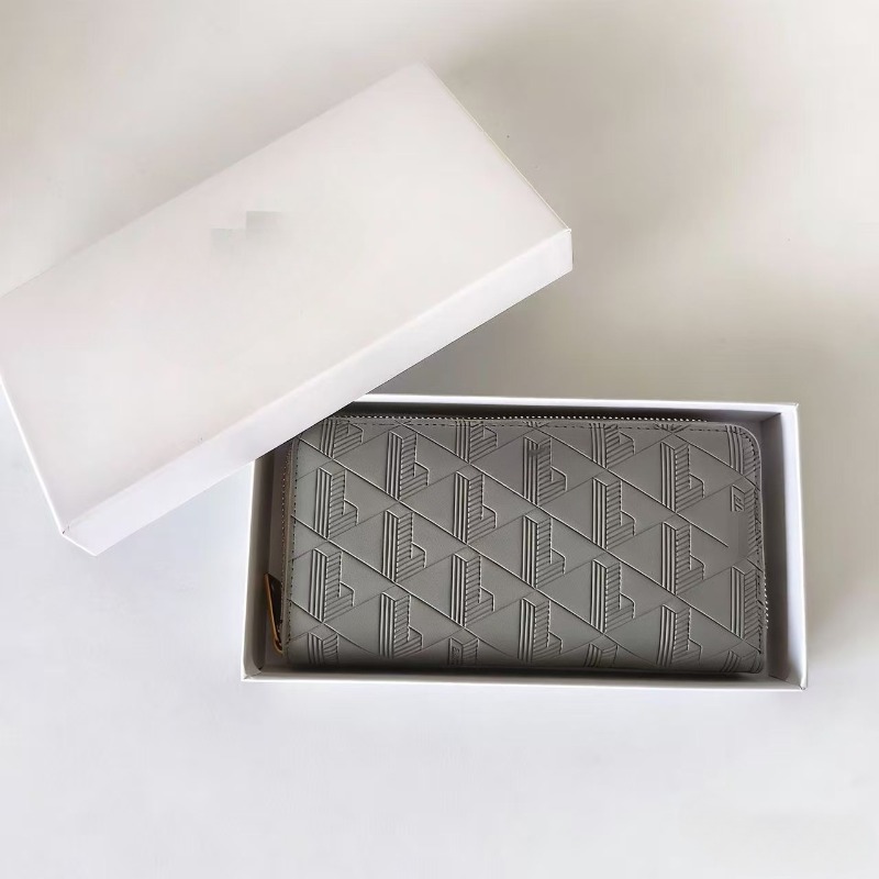 Luxury Wallet Fashion Wallet Men's and Women's Wallet Clutch Bag Change Bag Card Bag Embossed Credit Card Bag