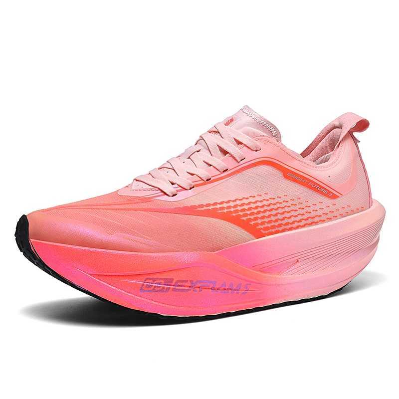 New Cushioning Running Shoes For Men Suitable Heavy Runners Lace Up Sports Women K260303