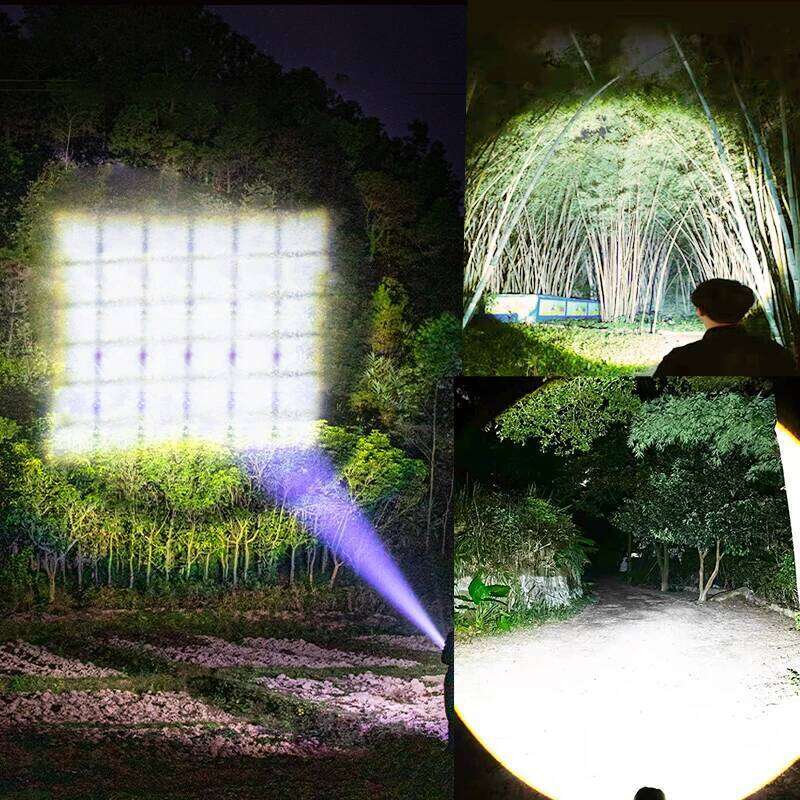10000000LM Powerful LED Flashlight Super Bright USB Rechargeable Waterproof Tactical Torch Outdoor Camping Fishing Zoom Lanterns Z260301