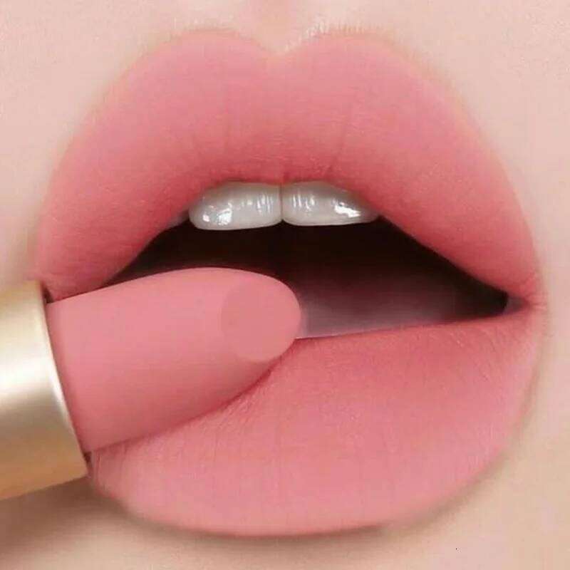 Nude Matte Velvet Lipstick Lip Liner Color Rendering Lasting Non-stick Cup Sexy Lipsticks Waterproof Beauty Lips Makeup Cosmetic H260302