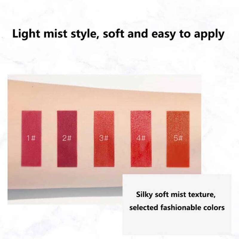 5 Waterproof Non-stick Cup Round Tube Moisturizing easy to color Gloss Long-lasting Lip Lipstick Cosmetics H260302