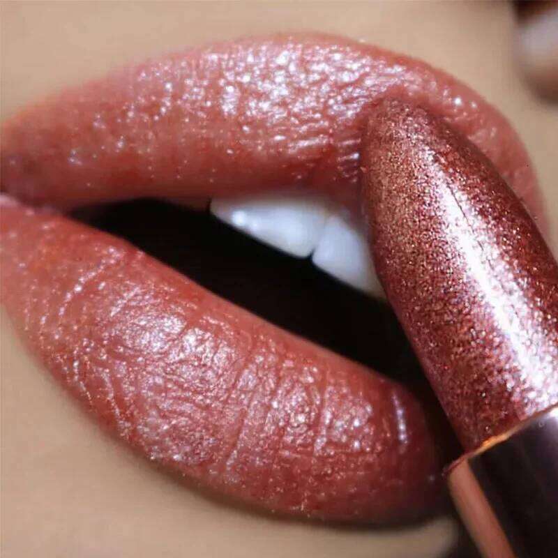 Temperature Color Changing Glitter Lipstick Waterproof Long Lasting Moisturizing Velvet Matte Lip Tint Red Pink Sexy Lips Makeup H260302