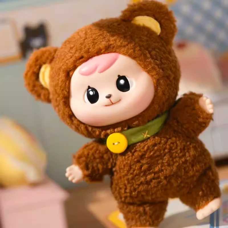 Plush Pendent Blind Box Doll Action Figure Kawaii Doll Bear Plush Toy Collection Model Birthday Gift Girl ToyT260302