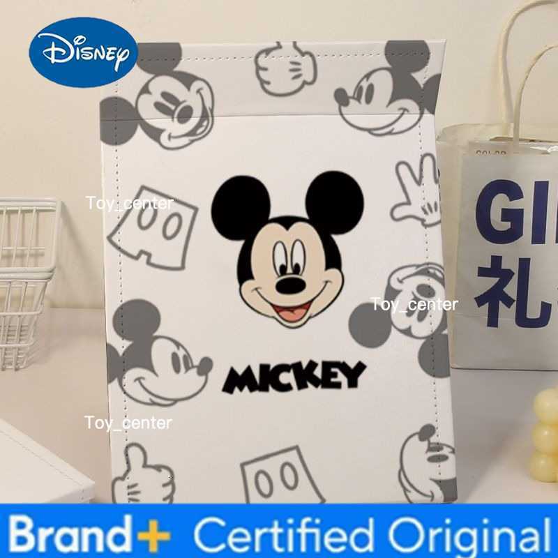 Disney Mickey Mirror Portable Minnie Mouse Folding Vanity Mirror Anime Women School Office Cartoon Girls Desktop Makeup Tools H260302