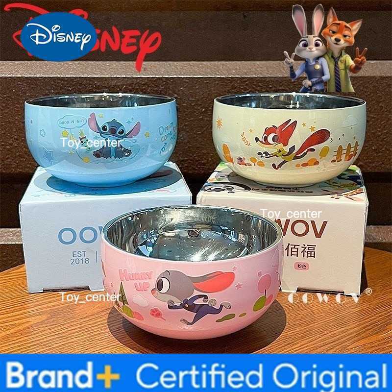 Disney Cute Judy Nick Rice Bowl New Home Version High-Quality Design for Boys and Girls Food-Grade Stainless Steel Bowl Gift H260302