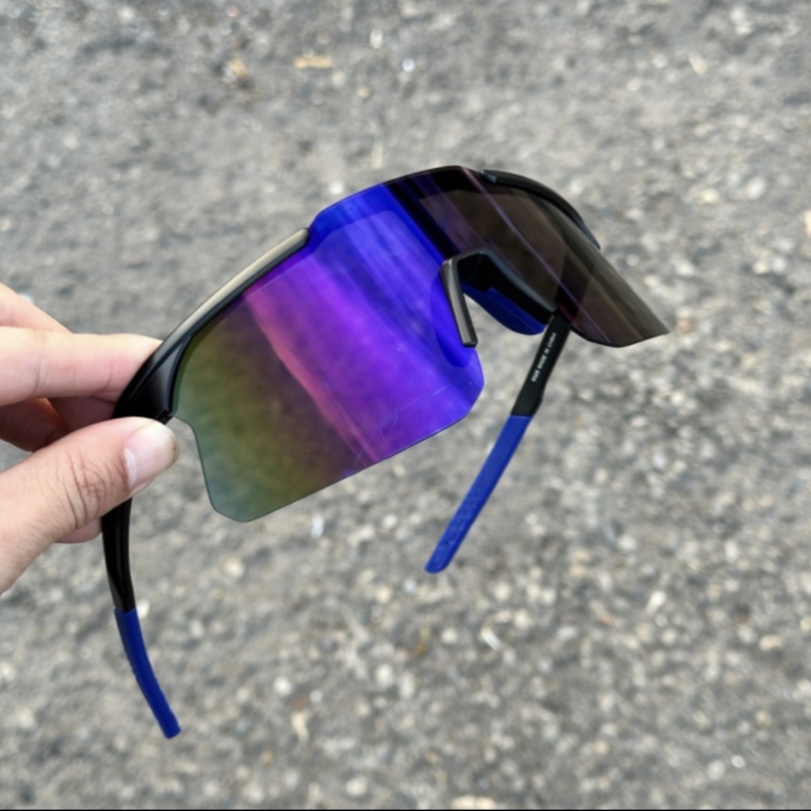 2026 New Designer Brand Men's Bicycle Goggles Large Frame Sunglasses Hiking And Mountaineering Windproof Glasses Women's UV Protection Sungl